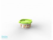 Контейнер для СВЧ Good day 0,35 л, салатный, BEROSSI (Изделие из пластмассы. Размер 139 х 137 х 62 мм)