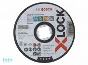 Круг отрезной 125х1.0x22.2 мм универс. Multi X-LOCK BOSCH (прямой, подходит для всех типов УШМ)