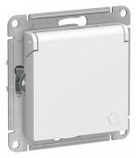 Розетка с/з с крышкой IP20 Schneider Electric Atlas Design ATN000146