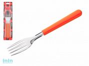 Набор вилок столовых, 3шт., серия PARATY, коралловые оранжевые, DI SOLLE (Длина: 188 мм, толщина: 1,2 мм. Прочная пластиковая ручка.)