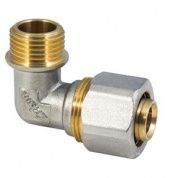 Колено компрессионное HР 1/2" 14x2 RBM