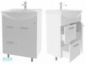 Тумба под умывальник 65 ЭКО+ с ящиками, АВН