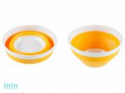 Миска складная Compact 1,4 л, солнечный, BEROSSI (Изделие из пластмассы. Литраж 1.4 литра)