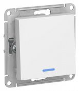 Выключатель 1-клавишный с подсветкой Schneider Atlas Design, ATN000113