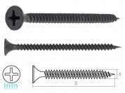 Саморез 4.2х76 мм для монтажа ГКЛ к металлу, фосфат (5000 шт в коробе) STARFIX