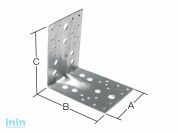 Уголок крепежный усиленный 40х90x90 мм KUU 1.8 мм белый цинк STARFIX
