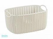 Корзинка ВЯЗАНИЕ 4 л (белый) (IDEA)