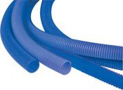 Кожух гофрированный. Пешель 16 мм для трубы 14 мм синий