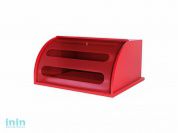 Хлебница Mulin (Мулин), роза, красный полупрозрачный, BEROSSI (Навесная. Изделие из пластмассы. Размер 312 х 361 х 187 мм)