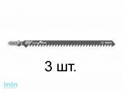 Пилка лобз. по дереву T344D (3 шт.) BOSCH (пропил прямой, грубый, быстрый рез)