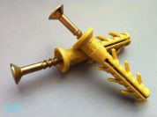 Дюбель-гвоздь 6х50 мм потай (100 шт в зип-локе) (WAVE)