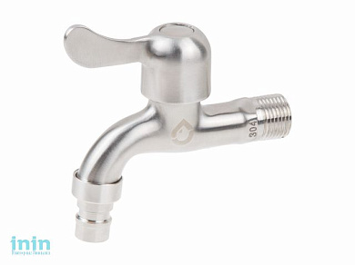 Кран водоразборный настенный (SUS 304) 1/2" AVZTN-A963 AV Engineering (кран настенный из нержавеющей стали)