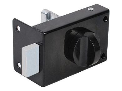 Замок накладной ЗН1 (черный)