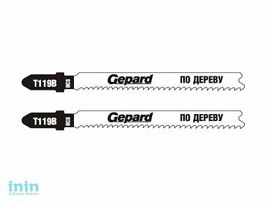 Пилка лобз. по дереву T119B (2 шт.) GEPARD (пропил прямой, тонкий, для базовых работ)