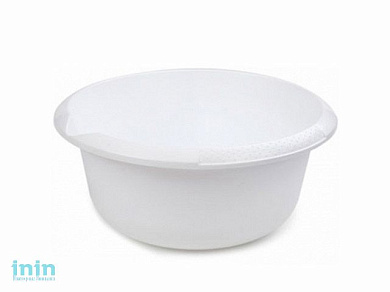 Миска 5 л , снежно-белый, BEROSSI (Изделие из пластмассы. Литраж 5 литров)