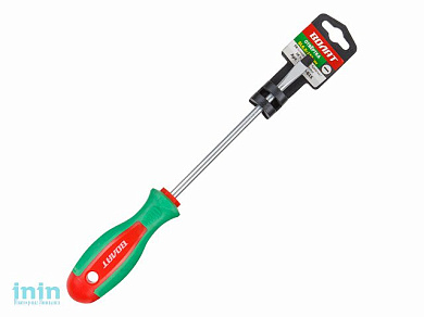Отвертка "-" 6,5х150мм SL ВОЛАТ (шлицевая Slotted, двухкомп. рукоятка)