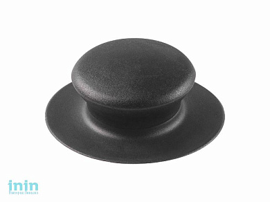 Бакелитовая ручка к стеклянной крышке, черная, PERFECTO LINEA