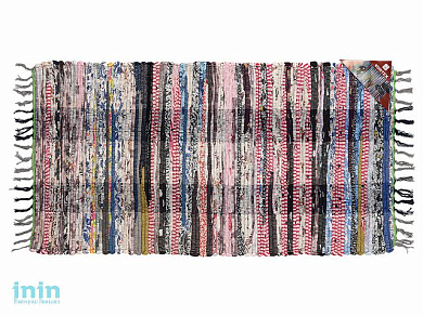 Коврик хлопковый "Вологодский", 55х90 см, VORTEX (ВОРТЕКС)