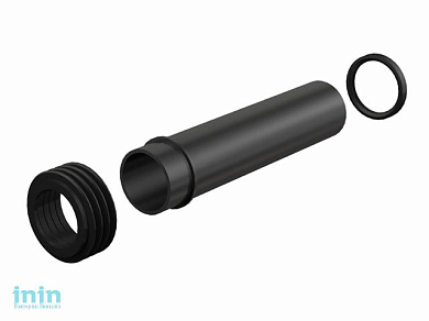 Прокладка+вывод+гофрированная прокладка 45х58х25, Alcaplast (Прокладка + вывод + гофрированная прокладка 45х58х25)