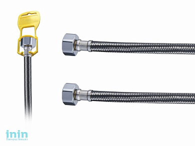 Подводка гибкая для воды гайка 1/2 - гайка 1/2 150см G.lauf