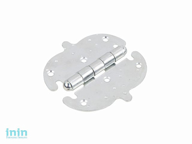 Петля 110 мм фигурная, белый цинк STARFIX