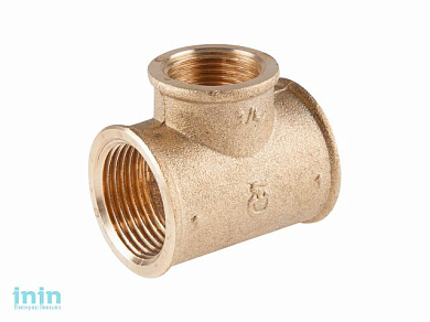 Тройник ред. 1"X3/4X1", Цветлит (вн.-вн.-вн.)