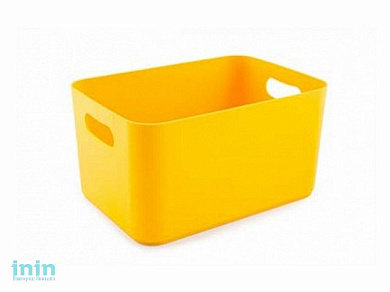 Корзина Joy, солнечный, BEROSSI (Изделие из пластмассы. Литраж 2.4 л  Размер 228 x 158 x 121 мм)