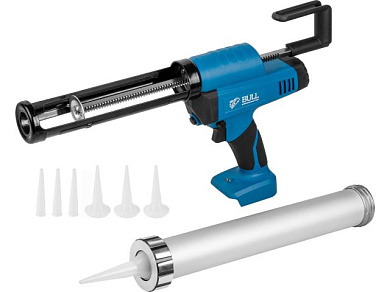 Аккум. пистолет для герметика BULL CG 1860 SOLO