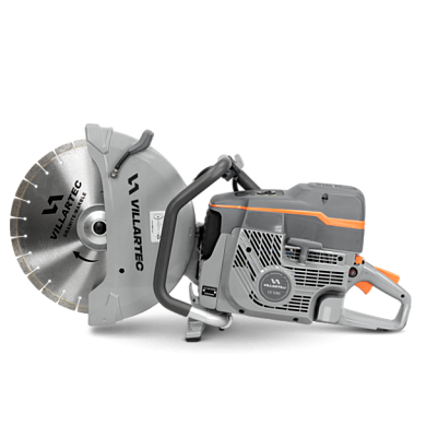 Бензорез СС1290, 118,7см3, d400 mm (без диска) с подводкой воды VILLARTEC