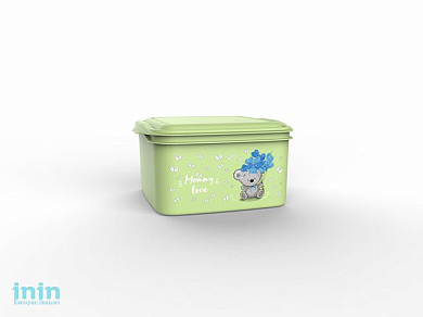 Контейнер универсальный Mommy love (Мамми лав) 1,5 л, чайное дерево, BEROSSI (Изделие из пластмассы. Размер 167 х 156 х 88 мм)
