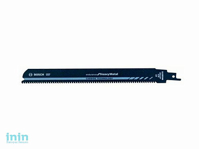 Пилка сабельная по металлу S1155CHM (1 шт.) BOSCH (пропил прямой, тонкий, Carbide Technology, шлифованные зубья)