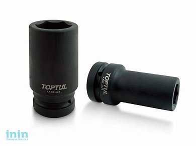 Головка ударн. 1" 22мм 6гр. глубокая TOPTUL (KABE3222)