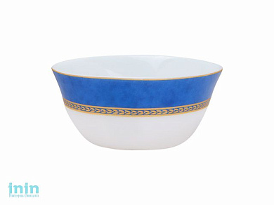 Салатник стеклокерамический, 100 мм, круглый, серия AMEERAH BLUE (Амира блю), DIVA LA OPALA (Sovrana Collection)