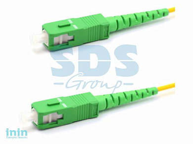 Патч-корд оптический соединительный (SM), 9/125 (OS2), SC/APC-SC/APC, (Simplex), LSZH, 10м (REXANT)