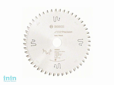 Диск пильный 216х30 мм 48 зуб. по дереву BEST FOR WOOD BOSCH (твердоспл. зуб)