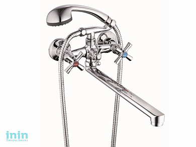 Смеситель для ванны с плоский излив QFR7-C722 G.lauf (Смеситель цинковый, Гарантия 5 лет)