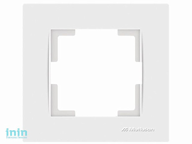 Рамка 1-ая белая, RITA, MUTLUSAN