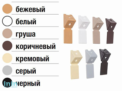 Уголок мебельный пласт. светло-серый STARFIX