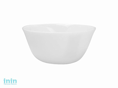 Салатник стеклокерамический, 120 мм, круглый, серия SNOWFALL (Снегопад), DIVA LA OPALA (Sovrana Collection)