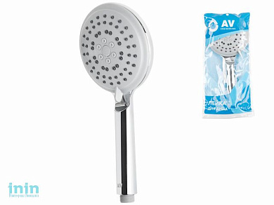 Душевая лейка, 5-функц. AVSSS-010 AV Engineering (Душевая лейка с функцией скраб-массаж)