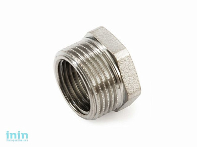 Переход шестиугольный нар.-вн. 1"x3/4" ХРОМ General Fittings