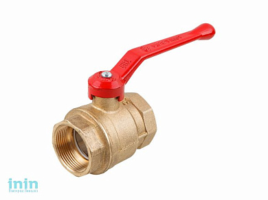 Кран шаровый 1 1/4" вн.-вн. ручка PN1,6 МПа, 11Б27п5, Цветлит