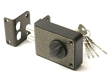 Замок накладной ЗН1-3-1 (медь)