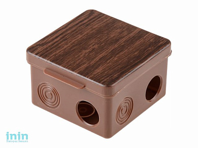 Коробка распаячная ОП 80х80х50мм, бук, 7 мембр. вх. IP54 ЮПИТЕР