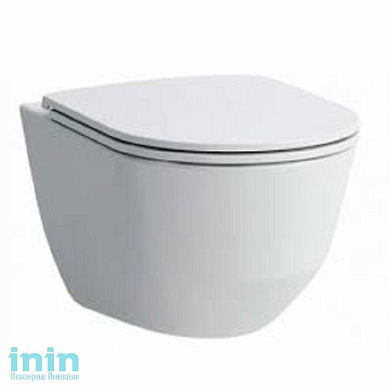 Унитаз подвесной Laufen Pro 820966 36x53, безободковый+Сиденье с тонкой крышкой Soft Close для унитаза Laufen Pro 898966