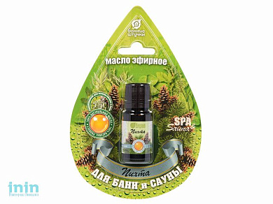 Эфирное масло "Пихта", "Банные штучки", 10мл, в блистере (БАННЫЕ ШТУЧКИ)