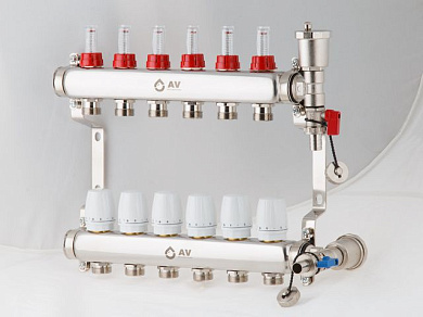 Коллекторная группа AVE136, 6 вых. AV Engineering (AVE13600106)