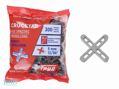 Крестики д/кафеля 5мм 500шт Tayg