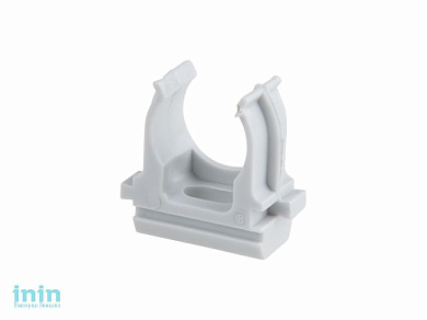 Крепеж-клипса для трубы ПВХ/ПНД 20мм (100шт) ЮПИТЕР