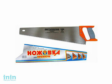 Ножовка по дер. 500мм..зуб 6,5мм ПРЕМИУМ (ООО"Ижсталь-ТНП")